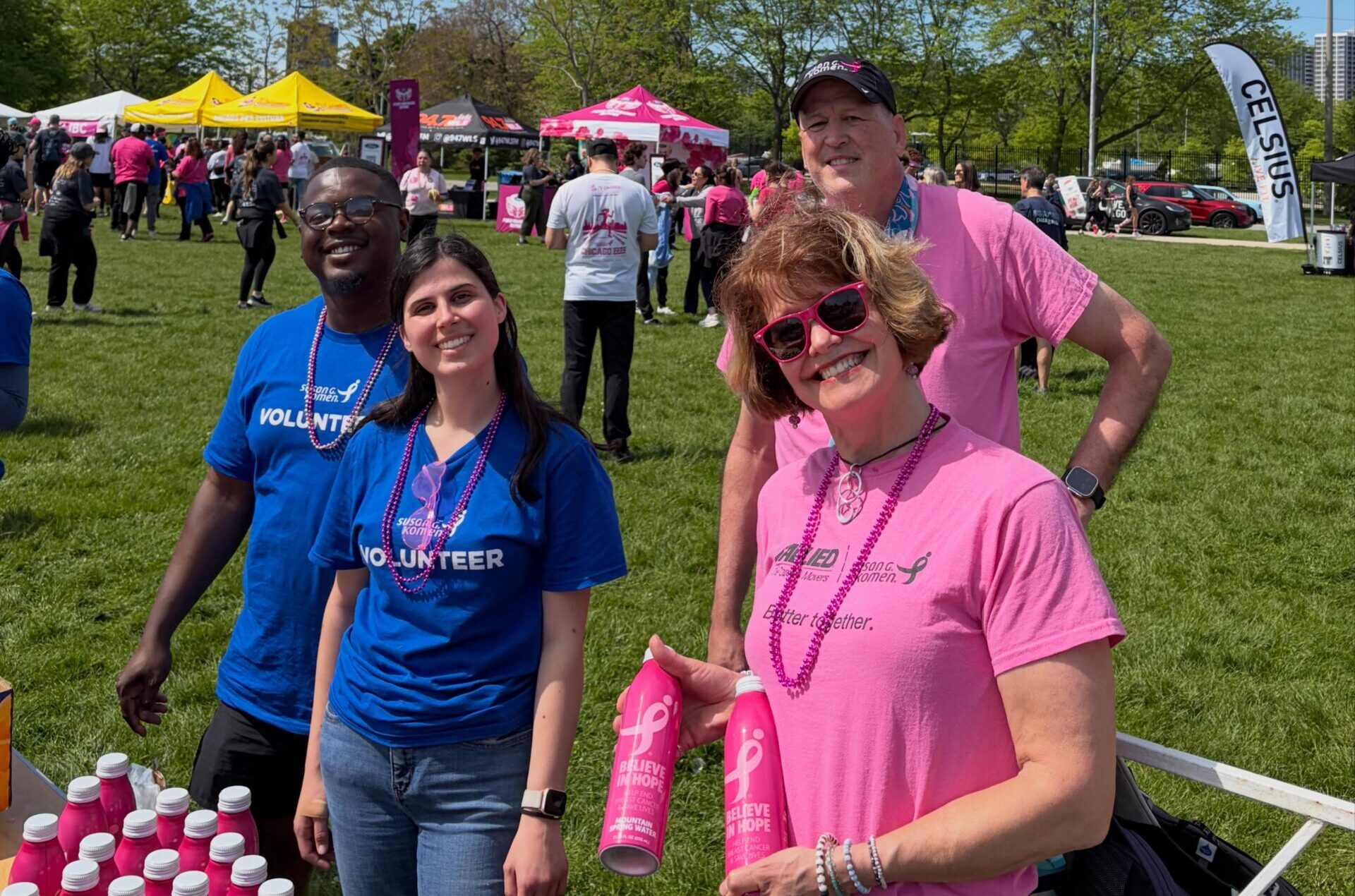 the reebie team particpates in the susan g komen race for the cure 2026